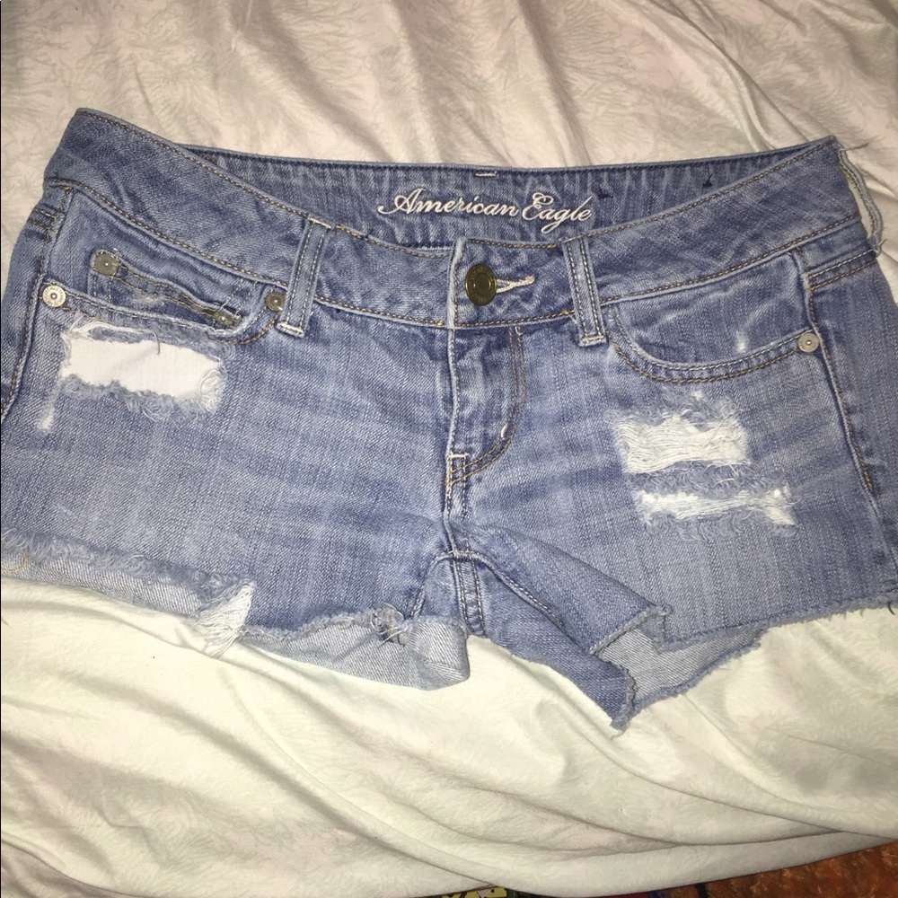 Denim shorts
